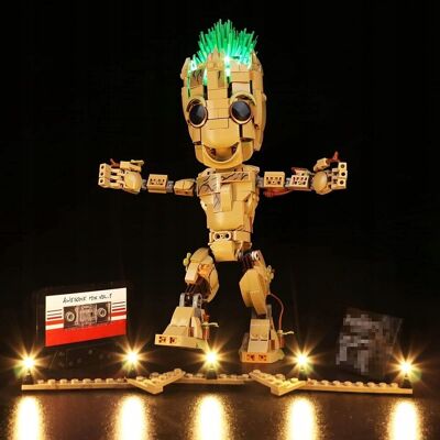 Inny producent BrickBling Zestaw oświetlenia LED do LEGO 76217 I'm Groot Toy (BEZ KLOCKÓW) Inny producent BrickBling Zestaw oświetlenia LED do LEGO 76217 I'm Groot Toy (BEZ KLOCKÓW)