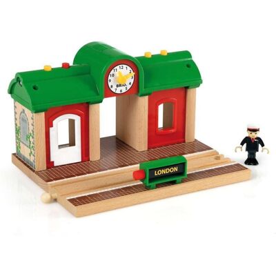 Brio 63357800 Stacja Kolejowa Z Nagrywarką (63357800) Bezpieczna Zabawka Dla Dzieci Powyżej 3 Lat Brio 63357800 Stacja Kolejowa Z Nagrywarką (63357800) Bezpieczna Zabawka Dla Dzieci Powyżej 3 Lat