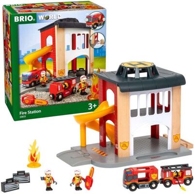 Brio 63383300 Remiza Strażacka (63383300) Bezpieczna Zabawka Dla Dzieci Powyżej 3 Lat Brio 63383300 Remiza Strażacka (63383300) Bezpieczna Zabawka Dla Dzieci Powyżej 3 Lat