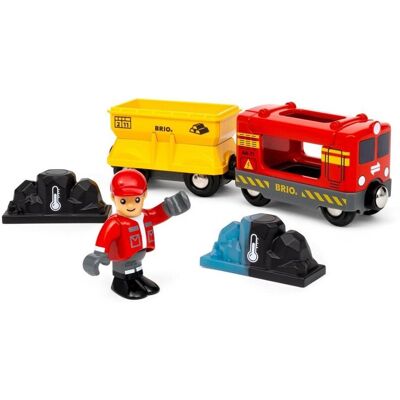 Ravensburger BRIO World Pociąg towarowy z kamieniami zmieniającymi kolor 36133 Ravensburger BRIO World Pociąg towarowy z kamieniami zmieniającymi kolor 36133