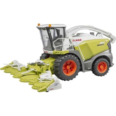 Bruder, Claas Jaguar 980 Sieczkarnia samojezdna z przyrządem Orbis do zbioru kukurydzy, 02134 Bruder, Claas Jaguar 980 Sieczkarnia samojezdna z przyrządem Orbis do zbioru kukurydzy, 02134