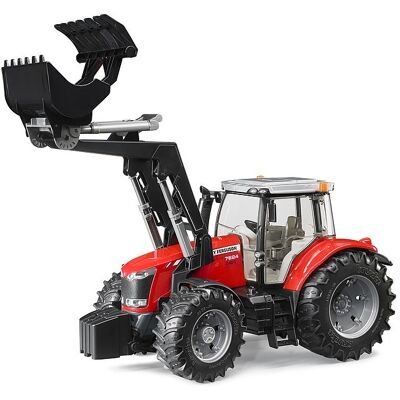 BRUDER traktor ciągnik mf7600 z ładowaczem 03047 BRUDER traktor ciągnik mf7600 z ładowaczem 03047