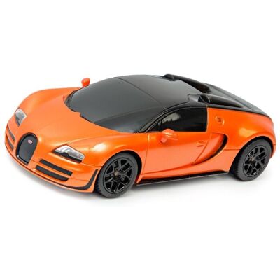 Bugatti Grand Sport R/C skala 1:24 Rastar 47000 samochód sterowany pomarańczowy Bugatti Grand Sport R/C skala 1:24 Rastar 47000 samochód sterowany pomarańczowy