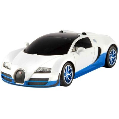 Bugatti Veyron Grand Sport R/C skala 1:24 Rastar 47000 samochód sterowany biały Bugatti Veyron Grand Sport R/C skala 1:24 Rastar 47000 samochód sterowany biały