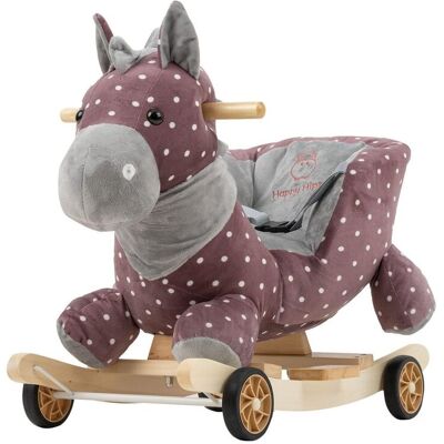 Happy Hippo Bujak jeździk konik na biegunach fioletowy 2w1! Pluszowy Koń z pasami i kółkami Interaktywna zabawka z polskimi dźwiękami Zabawka dla dzieci 1.. Happy Hippo Bujak jeździk konik na biegunach fioletowy 2w1! Pluszowy Koń z pasami i kółkami Interaktywna zabawka z polskimi dźwiękami Zabawka dla dzieci 1..
