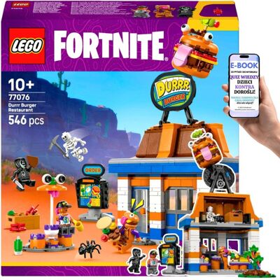 Burgerownia LEGO® Fortnite® – LEGO PREZENT NA ŚWIĘTA URODZINY Zestaw (77076) z kodem do gry, 4 figurkami i mnóstwem zabawy dla dzieci 10+ EBOOK-2 Burgerownia LEGO® Fortnite® – LEGO PREZENT NA ŚWIĘTA URODZINY Zestaw (77076) z kodem do gry, 4 figurkami i mnóstwem zabawy dla dzieci 10+ EBOOK-2