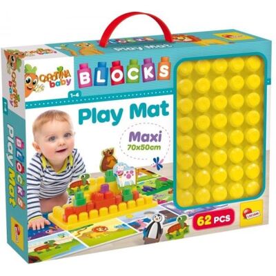 Carotina baby BLOCKS Mata edukacyjna 70x50cm z klockami 79933 (304-79933) Carotina baby BLOCKS Mata edukacyjna 70x50cm z klockami 79933 (304-79933)
