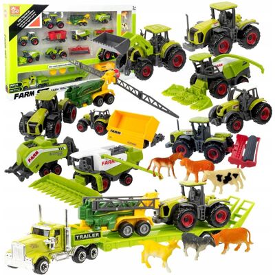 Qulki Ciągnik Traktor Maszyny Rolnicze Zestaw Farmer Qulki Ciągnik Traktor Maszyny Rolnicze Zestaw Farmer