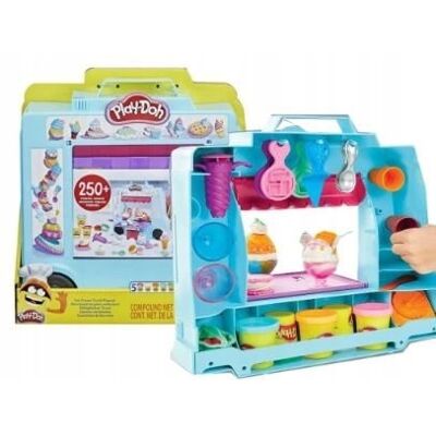 Hasbro Ciastolina Play-Doh Zestaw Ciężarówka Z Lodami F1390 Hasbro Ciastolina Play-Doh Zestaw Ciężarówka Z Lodami F1390