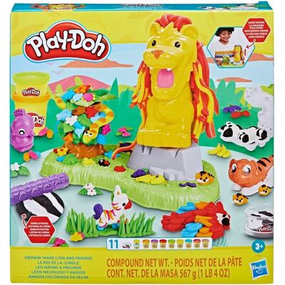 Hasbro Ciastolina Play-Doh Zestaw Lew I Przyjaciele Z Dżungli F7221 Hasbro Ciastolina Play-Doh Zestaw Lew I Przyjaciele Z Dżungli F7221
