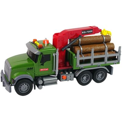 Lean Toys Ciężarówka Auto Dźwig Transpor Lean Toys Ciężarówka Auto Dźwig Transpor