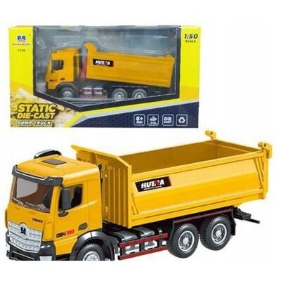 Lean Toys CIĘŻARÓWKA WYWROTKA ŻÓŁTA 1:50 Lean Toys CIĘŻARÓWKA WYWROTKA ŻÓŁTA 1:50