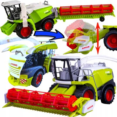 Inny producent Claas Jaguar Duży Kombajn Zbożowy Traktor Zabawka Ruchome Elementy Aż 50cm Inny producent Claas Jaguar Duży Kombajn Zbożowy Traktor Zabawka Ruchome Elementy Aż 50cm