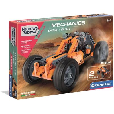 Clementoni, Laboratorium Mechaniki, zabawka konstrukcyjna Łazik i Quad Clementoni, Laboratorium Mechaniki, zabawka konstrukcyjna Łazik i Quad