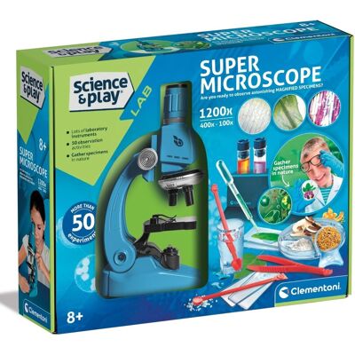CLEMENTONI MIKROSKOP EDUKACYJNY ZOOM POWIĘKSZENIE X1200 ZESTAW DLA DZIECI CLEMENTONI MIKROSKOP EDUKACYJNY ZOOM POWIĘKSZENIE X1200 ZESTAW DLA DZIECI