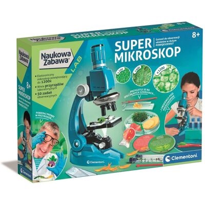 Clementoni Super Mikroskop - Zabawa Naukowa Clementoni Super Mikroskop - Zabawa Naukowa