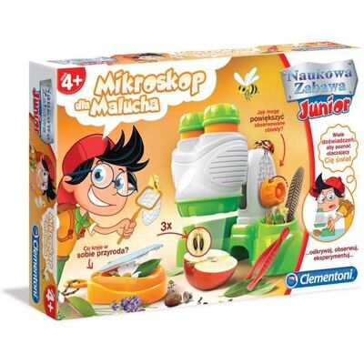 Clementoni, zabawka edukacyjna Mikroskop dla malucha Clementoni, zabawka edukacyjna Mikroskop dla malucha