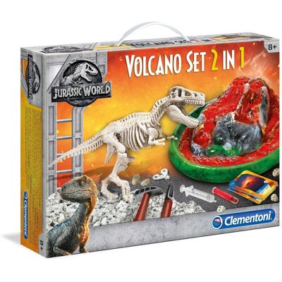 Clementoni, zabawka edukacyjna Wulkany i T-Rex Clementoni, zabawka edukacyjna Wulkany i T-Rex