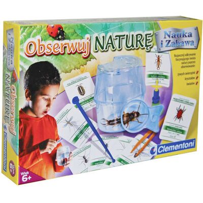 Clementoni, zestaw dydaktyczny Obserwuj naturę Clementoni, zestaw dydaktyczny Obserwuj naturę