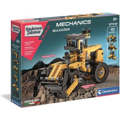Clementoni - Model 50633 - Zestaw Mechaniczny do Bulldozera - Edukacyjna Zabawka Clementoni - Model 50633 - Zestaw Mechaniczny do Bulldozera - Edukacyjna Zabawka