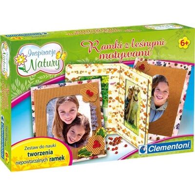 Clementoni, zestaw kreatywny Ramki z leśnymi motywami Clementoni, zestaw kreatywny Ramki z leśnymi motywami