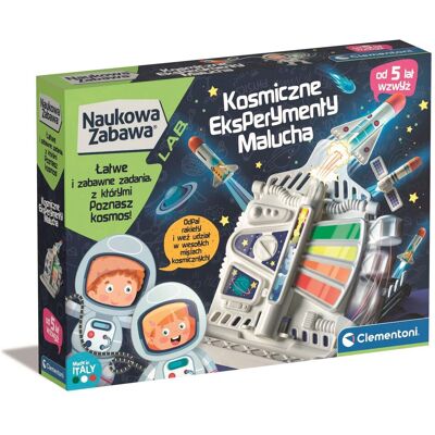 Clementoni - Kosmiczne eksperymenty malucha - zestaw naukowy Clementoni - Kosmiczne eksperymenty malucha - zestaw naukowy
