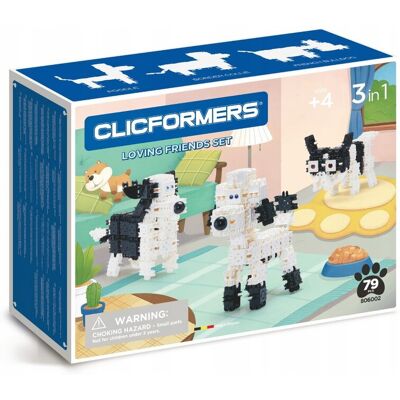Clics Toys, klocki clics clicformers black&white; friends Clics Toys, klocki clics clicformers black&white; friends