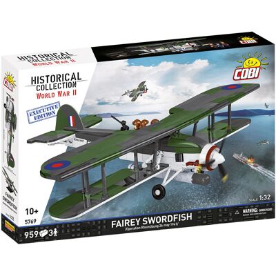 COBI-5769 HISTORICAL COLLECTION WWII Fairey Swordfish (Executive) COBI-5769 HISTORICAL COLLECTION WWII Fairey Swordfish (Executive)