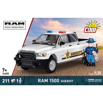 Cobi Action Town Samochód Ram 1500 Hemi Sheriff 211 Kl., Cobi-24658 Cobi Action Town Samochód Ram 1500 Hemi Sheriff 211 Kl., Cobi-24658