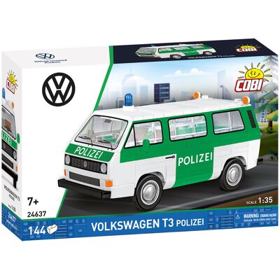 Cobi Action Town Samochód T3 Polizei 144 Kl., Cobi-24637 Cobi Action Town Samochód T3 Polizei 144 Kl., Cobi-24637