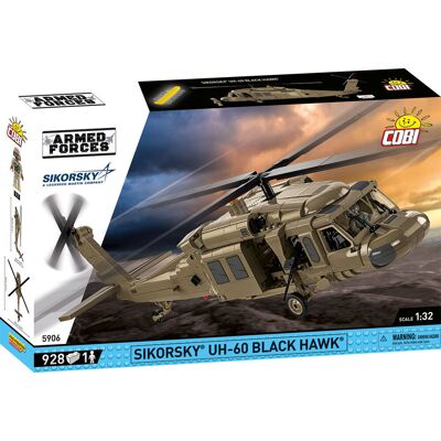 Cobi Sikorsky UH-60 Black Hawk Gra Budowlana - 928 Klocków Cobi Sikorsky UH-60 Black Hawk Gra Budowlana - 928 Klocków