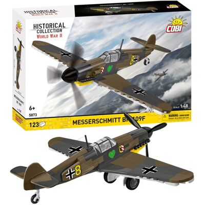 Cobi Historical Collection Wwii Samolot Messerschmitt Bf-109f 123 Kl., Cobi-5873 Cobi Historical Collection Wwii Samolot Messerschmitt Bf-109f 123 Kl., Cobi-5873