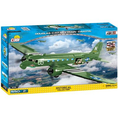COBI 5701 WWII Douglas C-47 Skytrain Zestaw Modelarski - Edycja D-Day COBI 5701 WWII Douglas C-47 Skytrain Zestaw Modelarski - Edycja D-Day