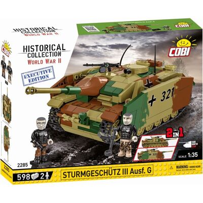 Cobi, klocki, Historical Collection WWII, Sturmgeschutz Iii Ausf.G Exe, 2285 Cobi, klocki, Historical Collection WWII, Sturmgeschutz Iii Ausf.G Exe, 2285