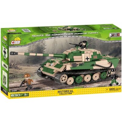 Cobi Small Army, klocki Tiger II PzKpfw VI B Knigstiger, COBI-2480 Cobi Small Army, klocki Tiger II PzKpfw VI B Knigstiger, COBI-2480