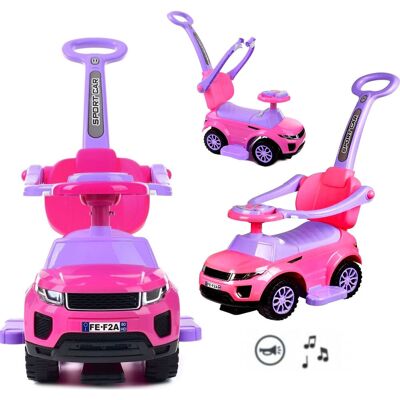 Coil 3W1 Jeździk Chodzik Pchacz Dla Dzieci Sport Car Różowy Coil 3W1 Jeździk Chodzik Pchacz Dla Dzieci Sport Car Różowy