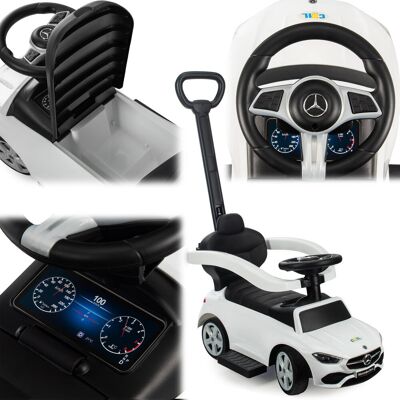 COIL Jeździk pchacz chodzik Mercedes 3W1 AMG Auto samochód duży dla dzieci klakson biały COIL Jeździk pchacz chodzik Mercedes 3W1 AMG Auto samochód duży dla dzieci klakson biały