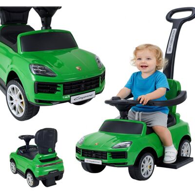 COIL Jeździk pchacz chodzik Porsche Cayenne 3w1 muzyka autko samochód zielony COIL Jeździk pchacz chodzik Porsche Cayenne 3w1 muzyka autko samochód zielony