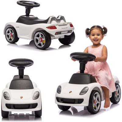 COIL Jeździk pchacz licencja Porsche dla dzieci biały auto do odpychania pojazd COIL Jeździk pchacz licencja Porsche dla dzieci biały auto do odpychania pojazd