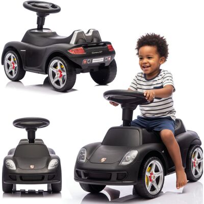 COIL Jeździk pchacz licencja Porsche dla dzieci czarny auto do odpychania pojazd COIL Jeździk pchacz licencja Porsche dla dzieci czarny auto do odpychania pojazd