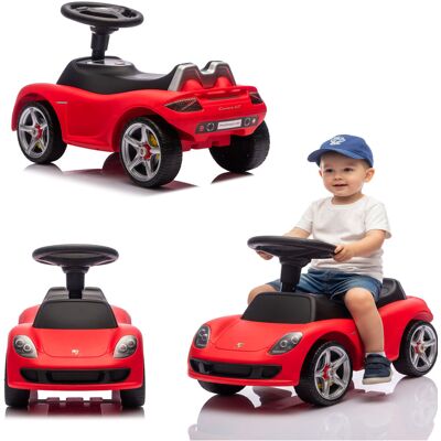 COIL Jeździk pchacz licencja Porsche dla dzieci czerwony auto do odpychania pojazd COIL Jeździk pchacz licencja Porsche dla dzieci czerwony auto do odpychania pojazd