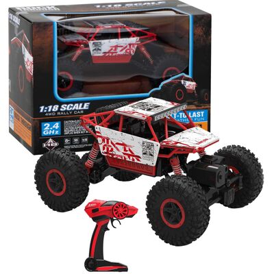 Coil Zdalnie Sterowany Samochód Auto Rc Pilot 4X4 Terenowy Pojazd Rock 1:18 Czerwony Coil Zdalnie Sterowany Samochód Auto Rc Pilot 4X4 Terenowy Pojazd Rock 1:18 Czerwony