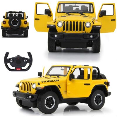 Coil Zdalnie Sterowany Samochód Auto Rc Pilot Duży Jeep Wrangler Rs Skala 1:14 Żółty Coil Zdalnie Sterowany Samochód Auto Rc Pilot Duży Jeep Wrangler Rs Skala 1:14 Żółty