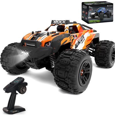 COIL Zdalnie sterowany samochód terenowy Auto 4x4 pilot terenowy 40km/h duży na pilota pomarańczowy 1:8 COIL Zdalnie sterowany samochód terenowy Auto 4x4 pilot terenowy 40km/h duży na pilota pomarańczowy 1:8