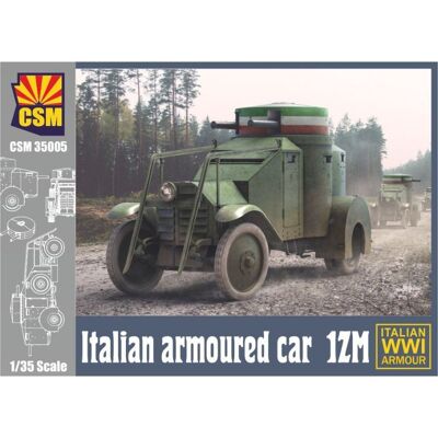 Amusing Hobby Copper State Models 35005 Italian armoured car 1ZM Italian WWI Armour 1/35 Amusing Hobby Copper State Models 35005 Italian armoured car 1ZM Italian WWI Armour 1/35