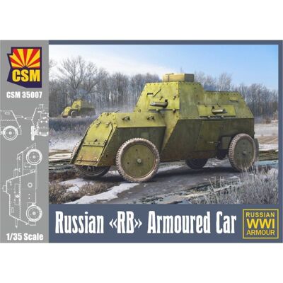 Inny producent Copper State Models 35007 Russian RB Armoured Car Russian WWI Armour 1/35 Inny producent Copper State Models 35007 Russian RB Armoured Car Russian WWI Armour 1/35