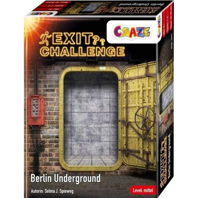 CRAZE Exit Challenge Berlin gra metra od 8 lat, poziom: średni, do 6 graczy, 32251, Escape Room CRAZE Exit Challenge Berlin gra metra od 8 lat, poziom: średni, do 6 graczy, 32251, Escape Room