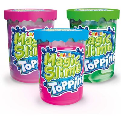CRAZE Magic Slime Topping Magic zestaw 3 szt. dla dzieci w puszce 3 x 70 ml z brokatem i różnymi dodatkami – zestaw Slime bezpieczny i nie pozostawi.. CRAZE Magic Slime Topping Magic zestaw 3 szt. dla dzieci w puszce 3 x 70 ml z brokatem i różnymi dodatkami – zestaw Slime bezpieczny i nie pozostawi..