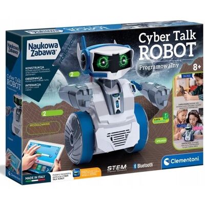 Cyber Talk Robot Clementoni 50122 Mówiący Do Programowania I Kodowania Cyber Talk Robot Clementoni 50122 Mówiący Do Programowania I Kodowania