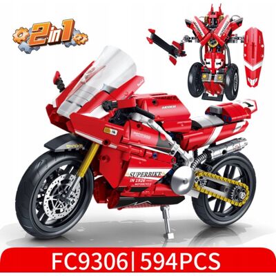 Forange Czerwony Motor Gp Klocki 594El. Forange Czerwony Motor Gp Klocki 594El.